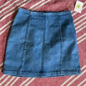 Free People Denim Skirt